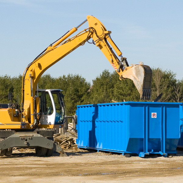 can i choose the location where the residential dumpster will be placed in Crockett County